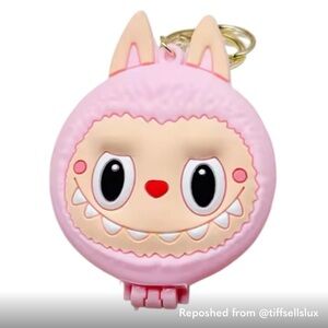 Monster Compact Mirror and Brush | Pink OR Brown | NWOT